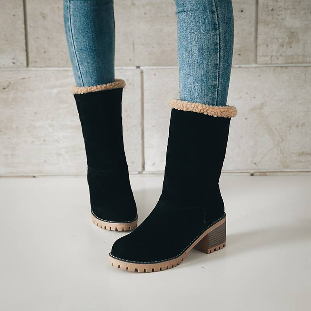 Botas Mujer Invierno Tacón Alto Aislantes Calidas - Mavetta