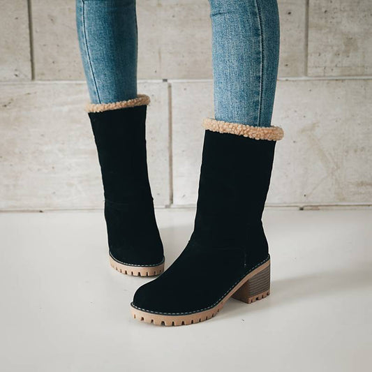 Botas Mujer Invierno Tacón Alto Aislantes Calidas - Mavetta