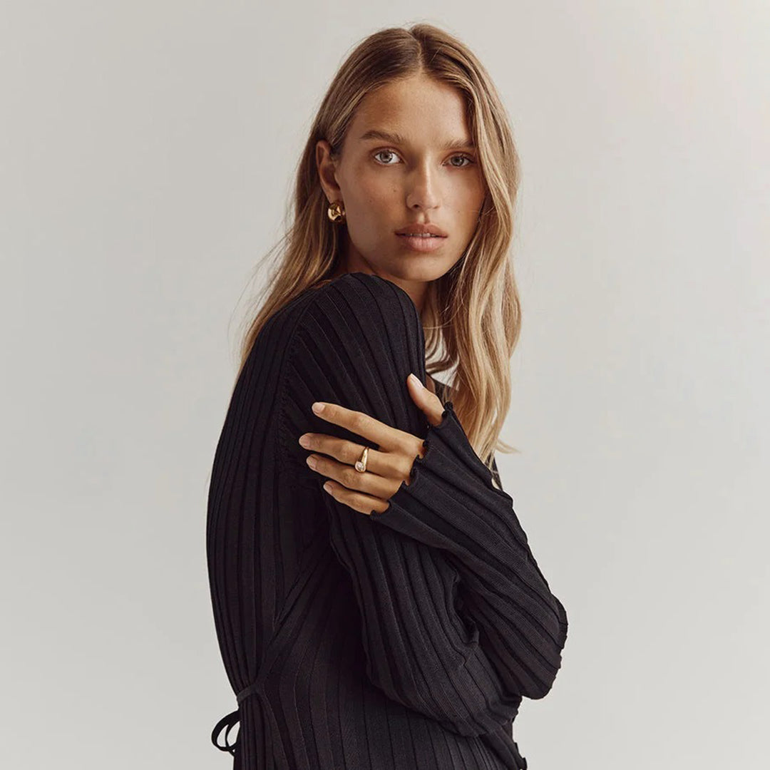 Vestido maxi mujer de plumeti ligero y fluido