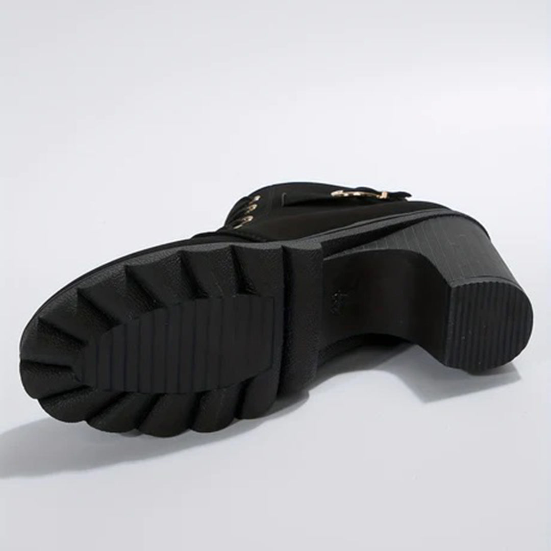 Botines mujer de piel diseño elegante