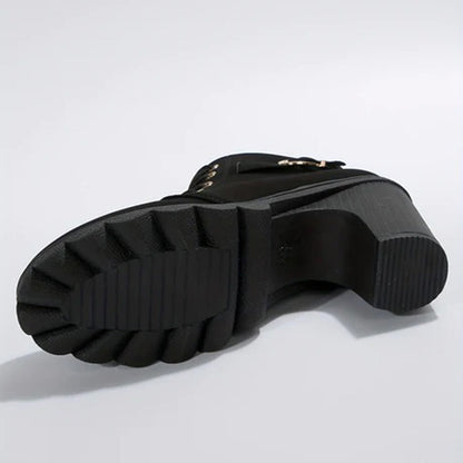 Botines mujer de piel diseño elegante