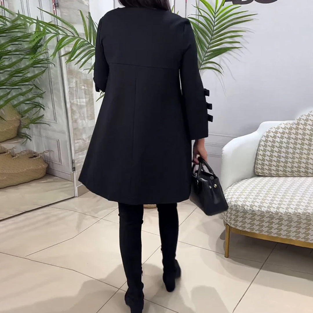 Vestido Casual Mujer Manga Larga Ajuste Regular