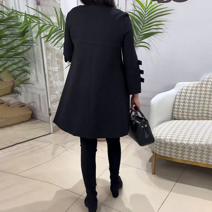 Vestido Casual Mujer Manga Larga Ajuste Regular