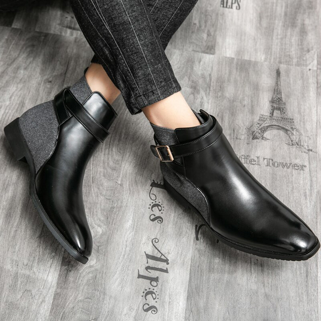 Botines Hombre de Piel Ajuste Clásico - Mavetta