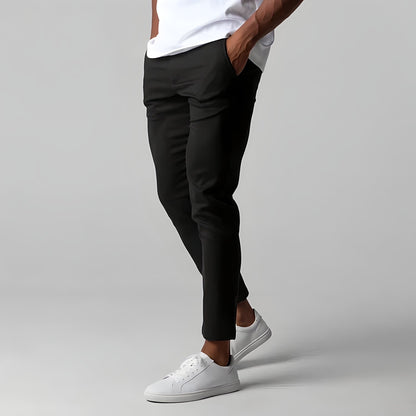 Pantalones chinos hombre elastico comodos corte moderno diario