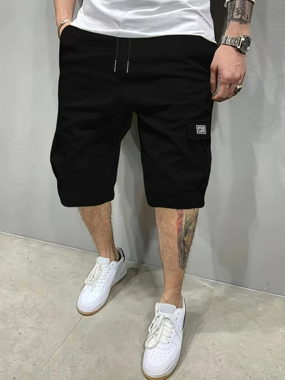 Pantalones cortos cargo hombre Algodón Cintura elástica - Mavetta
