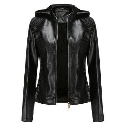 Chaqueta Mujer de Cuero Versátil Corte Ajustado - Mavetta