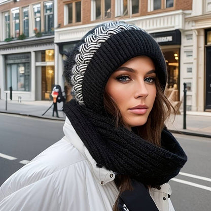 Set Mujer de Gorro y Bufanda Tejidos Conjunto