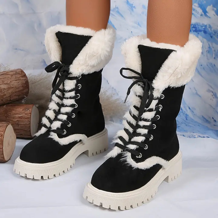 Botas Mujer de Nieve Forradas con Felpa Suave