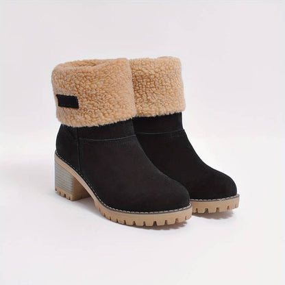 Botas Mujer Invierno Tacón Alto Aislantes Calidas