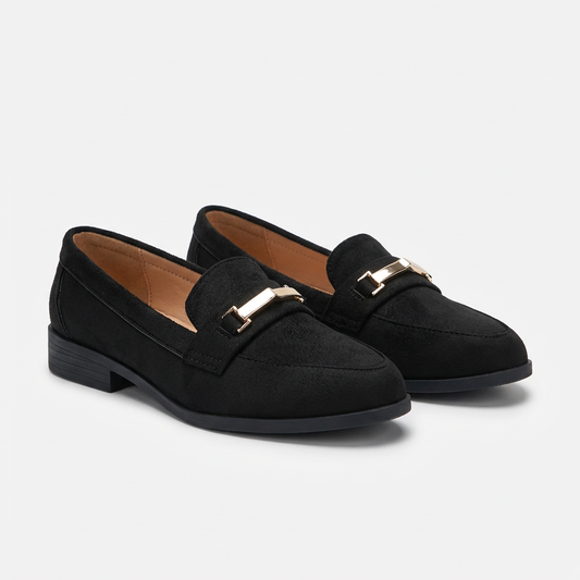 Mocasines Mujer de Piel con Hebilla Clásica - Mavetta