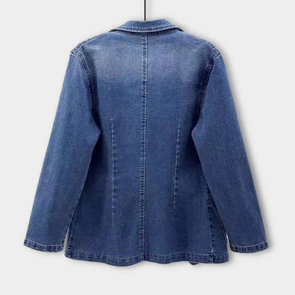Blazer Mujer de Tela Estructurada Estilo Moderno