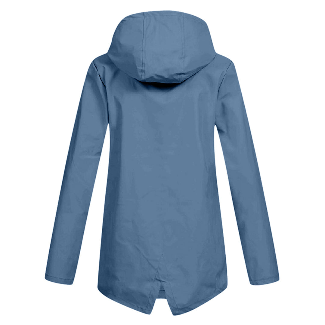 Impermeable Mujer Moderno Ajuste Elegante