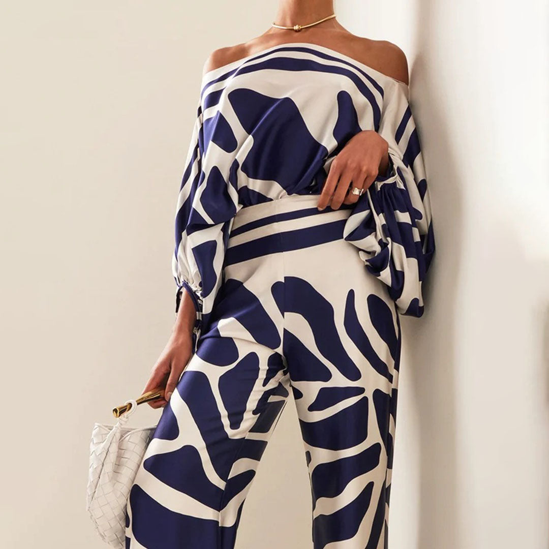 Conjunto Mujer de Dos Piezas Elegante Ajustado