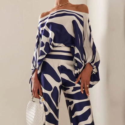 Conjunto Mujer de Dos Piezas Elegante Ajustado