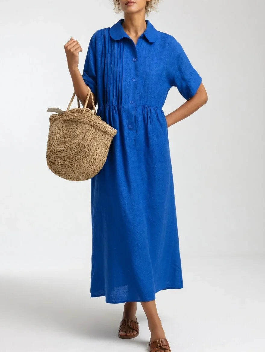 Vestido camisero mujer fluido verano