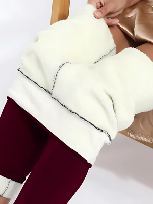 Legging Mujer Térmico Forro Polar Talle Alto