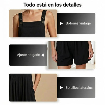Mono corto mujer holgado verano