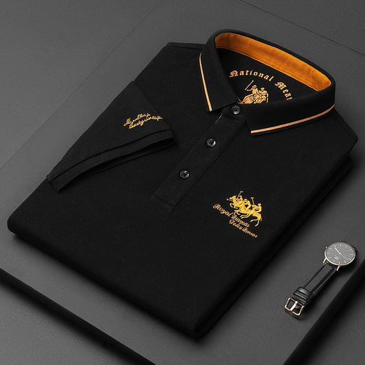 Polo Hombre Algodón Bordado Ajuste Clásico - Mavetta