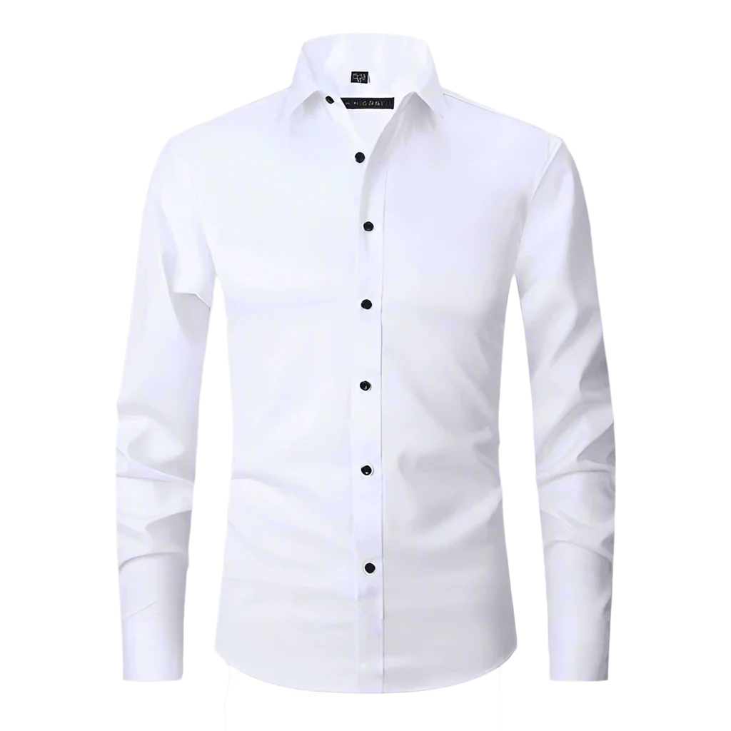 Camisa Hombre Casual Sin Arrugas Ajuste Regular