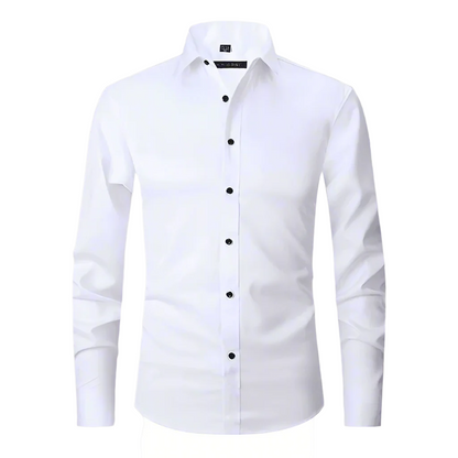 Camisa Hombre Casual Sin Arrugas Ajuste Regular