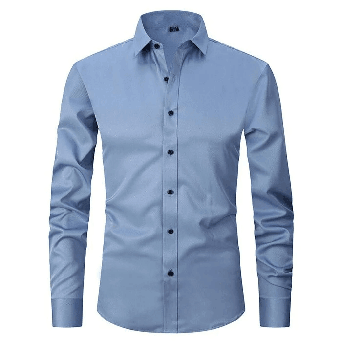 Camisa Hombre Casual Sin Arrugas Ajuste Regular