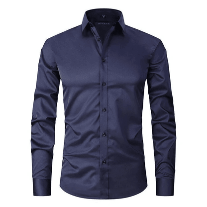 Camisa Hombre Casual Sin Arrugas Ajuste Regular