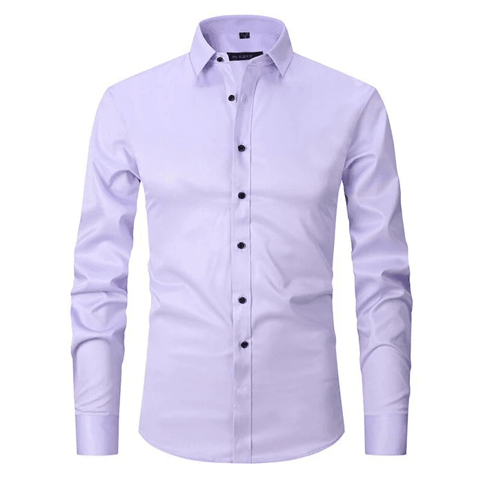 Camisa Hombre Casual Sin Arrugas Ajuste Regular
