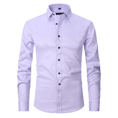Camisa Hombre Casual Sin Arrugas Ajuste Regular