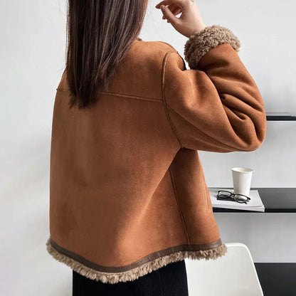 Chaqueta Mujer Estilo Casual Ajuste Regular