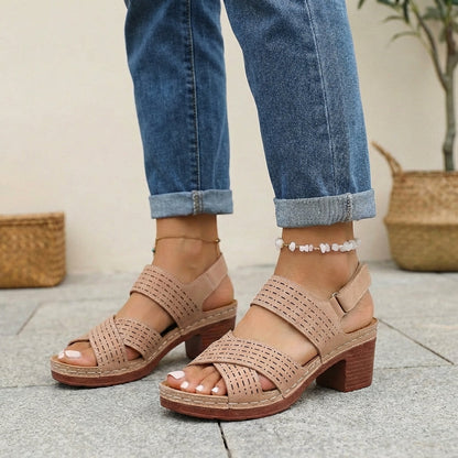 Sandalias Plataforma Mujer Suela Comoda Soporte Ortopedico