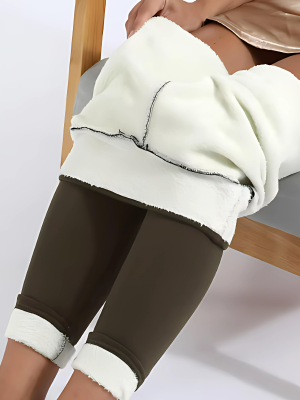 Legging Mujer Térmico Forro Polar Talle Alto