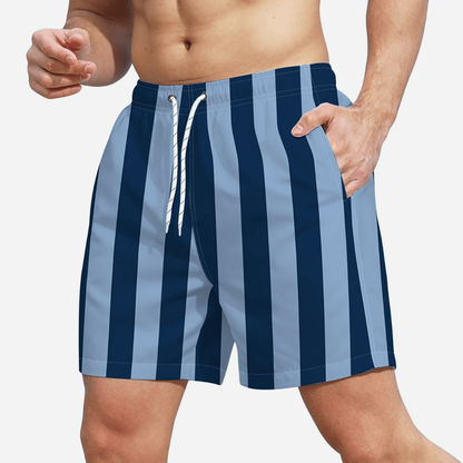 Bañador Hombre con Cintura Elástica y Cordón Ajustable