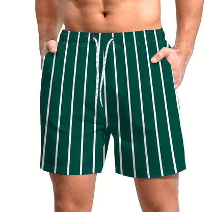 Bañador Hombre con Cintura Elástica y Cordón Ajustable