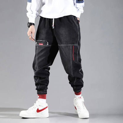 Pantalones Harem Hombre Algodón Cómodos Estilo Casual