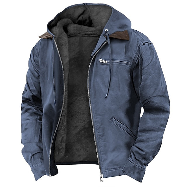 Chaqueta Hombre Impermeable Ajuste Regular