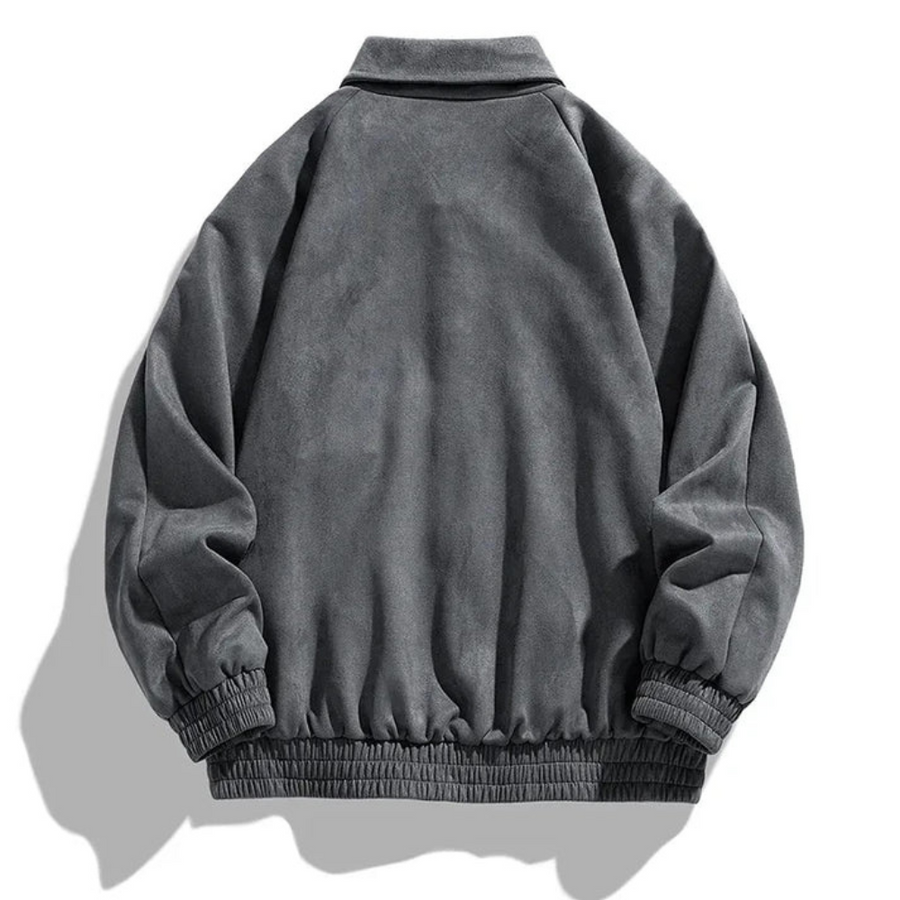 Chaqueta Bomber Hombre Algodón Oversize Cierre de Botones - Mavetta