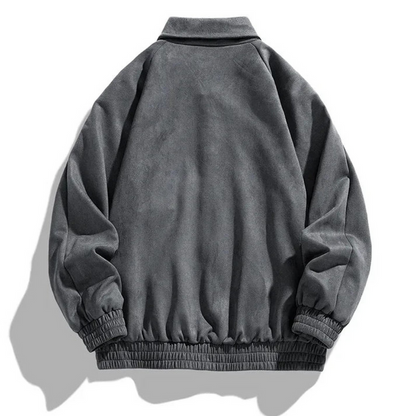 Chaqueta Bomber Hombre Algodón Oversize Cierre de Botones - Mavetta