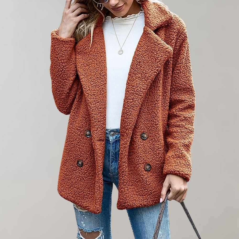 Chaqueta Mujer de Lana Suave y Calida
