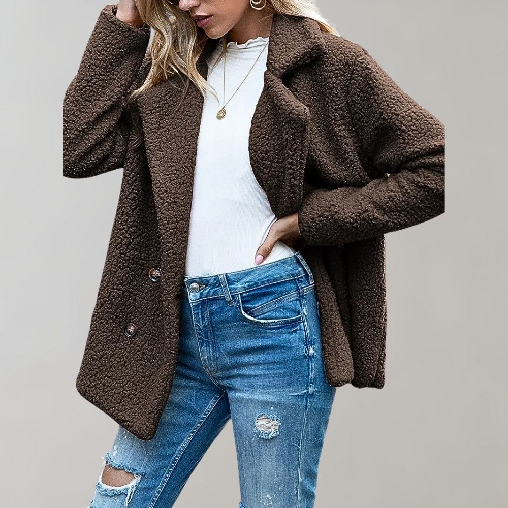 Chaqueta Mujer de Lana Suave y Calida