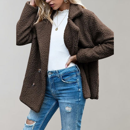 Chaqueta Mujer de Lana Suave y Calida