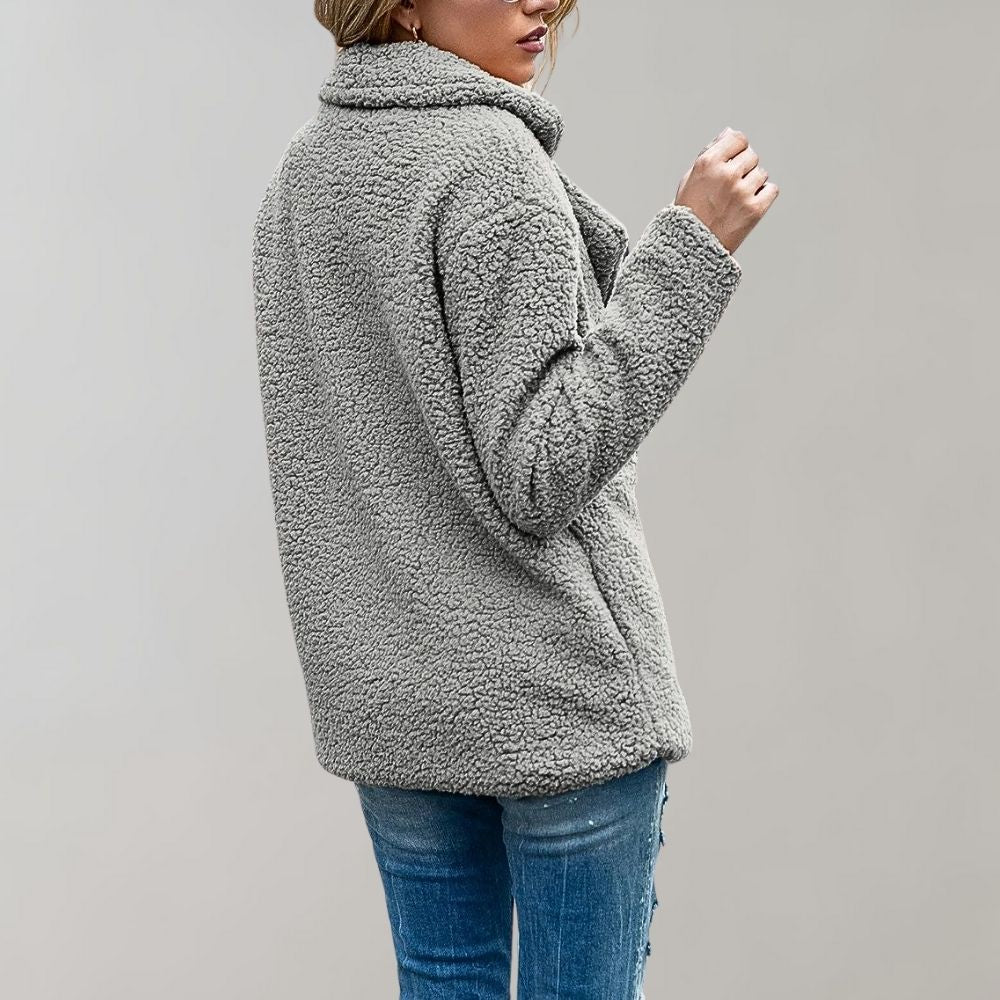 Chaqueta Mujer de Lana Suave y Calida