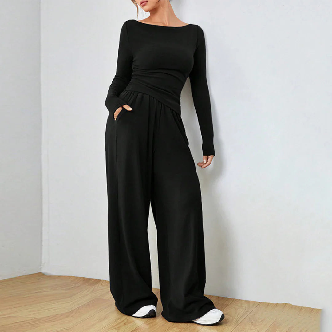 Conjunto Mujer Comodo Algodon Ajuste Relax