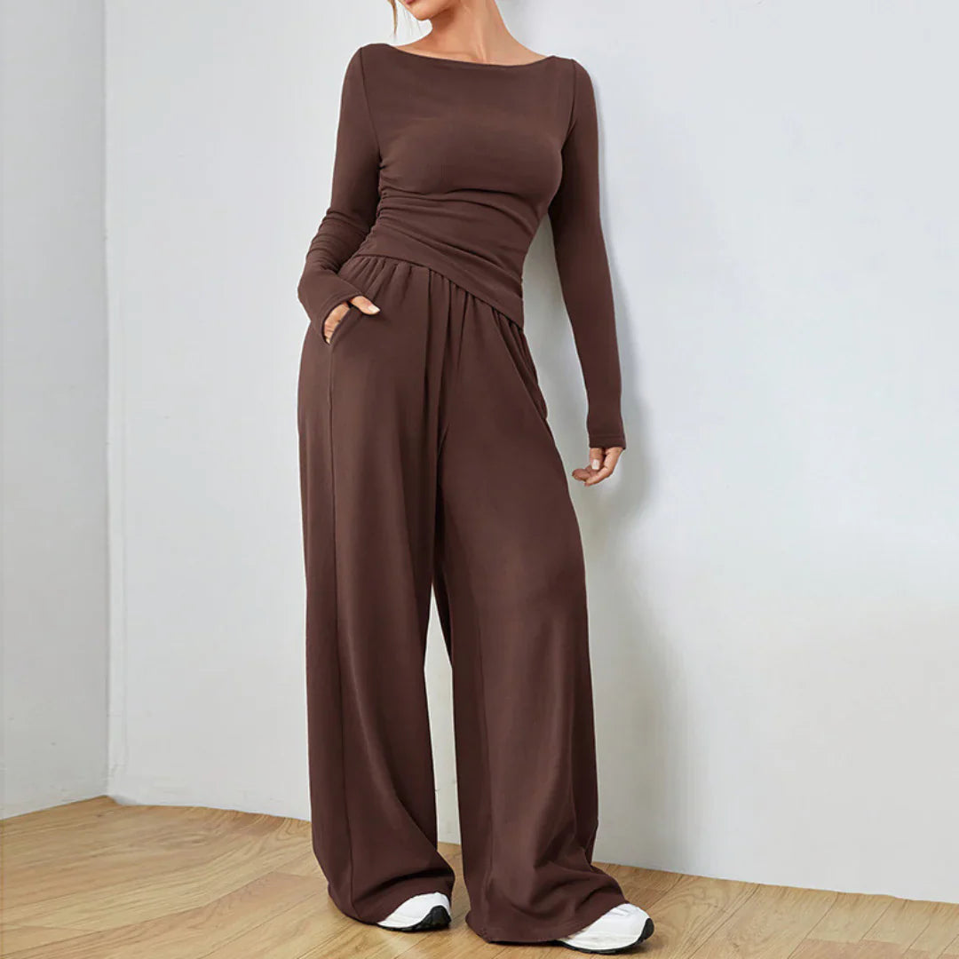 Conjunto Mujer Comodo Algodon Ajuste Relax