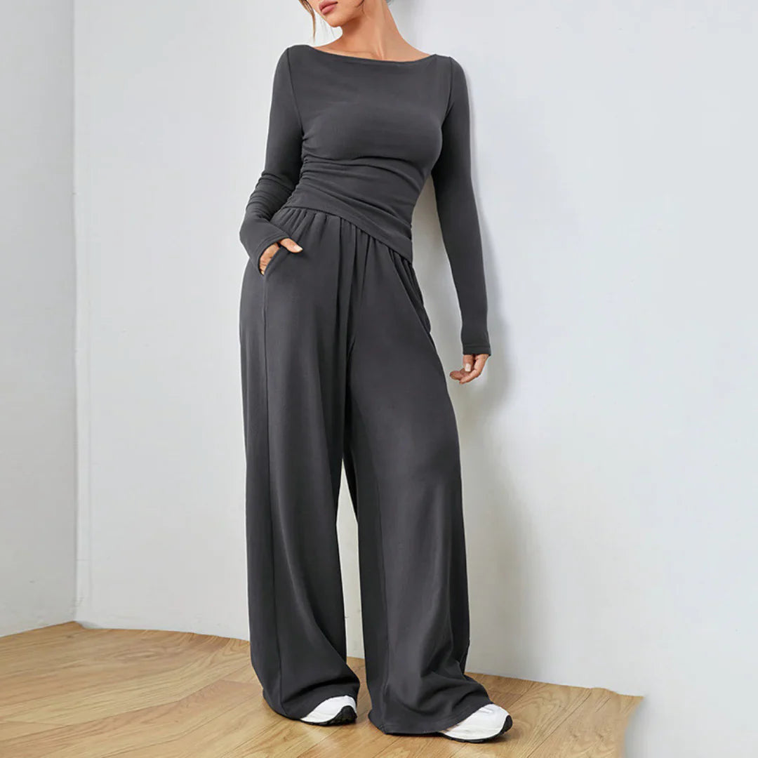 Conjunto Mujer Comodo Algodon Ajuste Relax