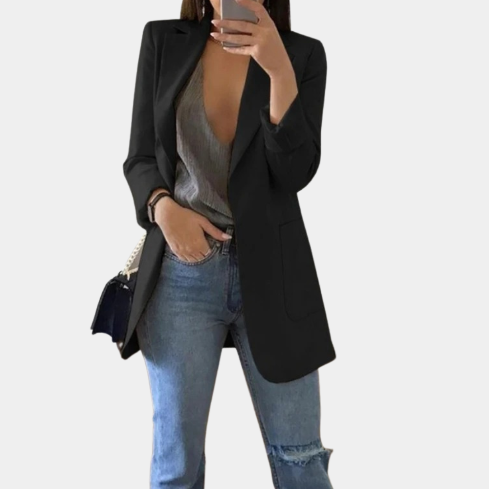 Blazer Mujer Casual con Encaje Ajuste Regular - Mavetta