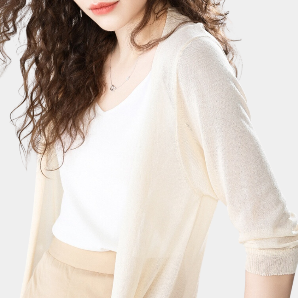 Chaleco Mujer Elegante Ligero Ajustado