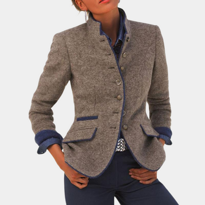 Blazer Mujer de Paño Corte Elegante