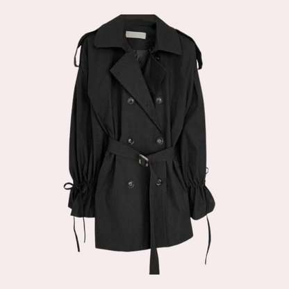 Abrigo Mujer Elegante Ajuste Clásico