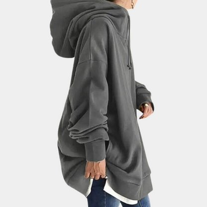 Sudadera Mujer con Capucha y Cremallera Ajuste Regular